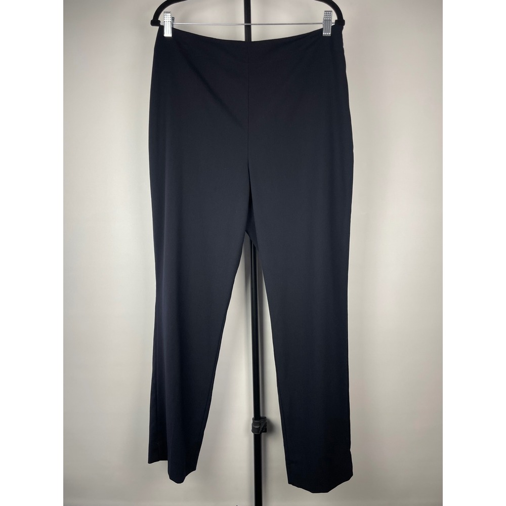 Talbots Hollywood Black Tapered Leg Career Stretch Dress Pants Women's Size 12